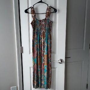 Bohemian Multicolor Maxi Dress
